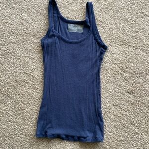 Pamela Stewart navy blue tank top